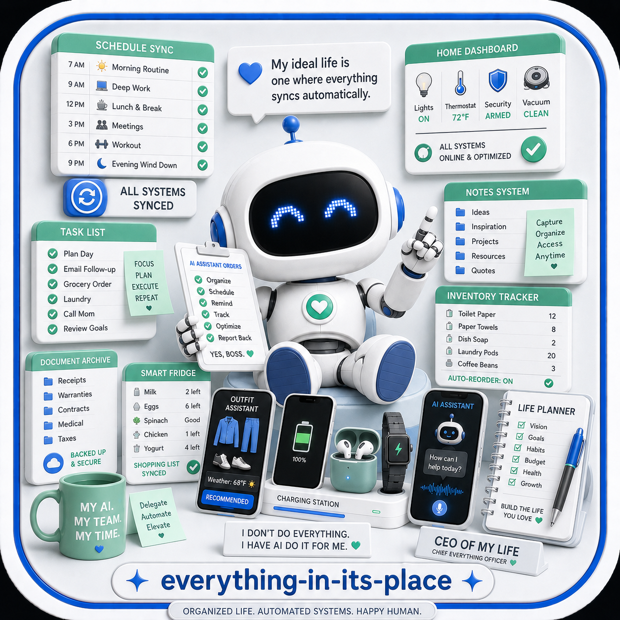 The Everything-in-Its-Place Type